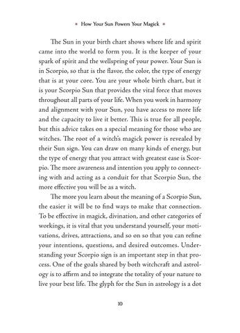 Scorpio Sun Sign Series Book pg. 10