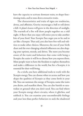 Scorpio Sun Sign Series Book pg. 12
