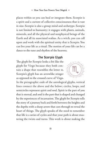Scorpio Sun Sign Series Book pg. 13