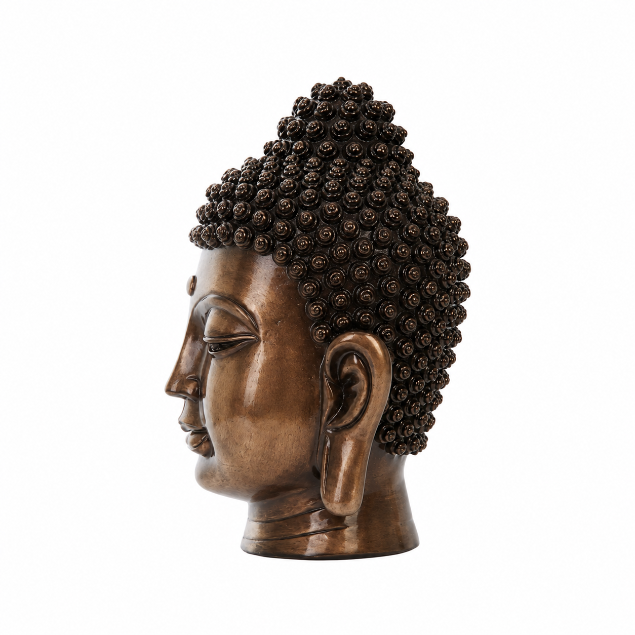 Buddha Head Left Profile