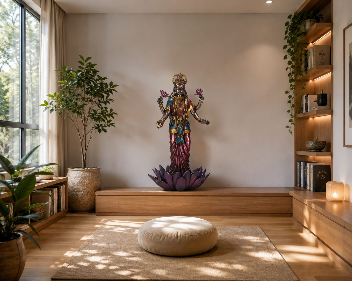 Standing Lakshmi at Meditation Room