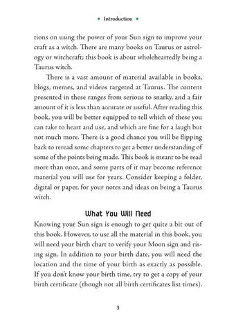 Taurus Sun Sign Series Book pg. 3