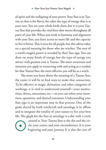 Taurus Sun Sign Series Book pg. 10