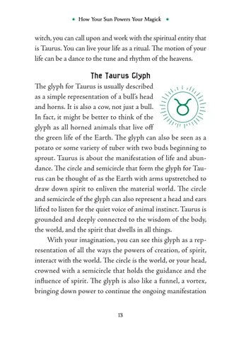 Taurus Sun Sign Series Book pg. 13