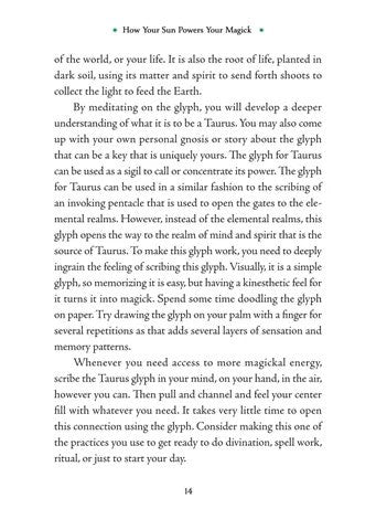 Taurus Sun Sign Series Book pg. 14