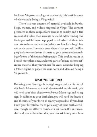 Virgo Sun Sign Series Book pg. 3