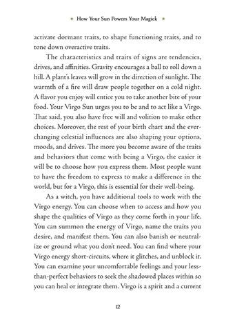 Virgo Sun Sign Series Book pg. 12