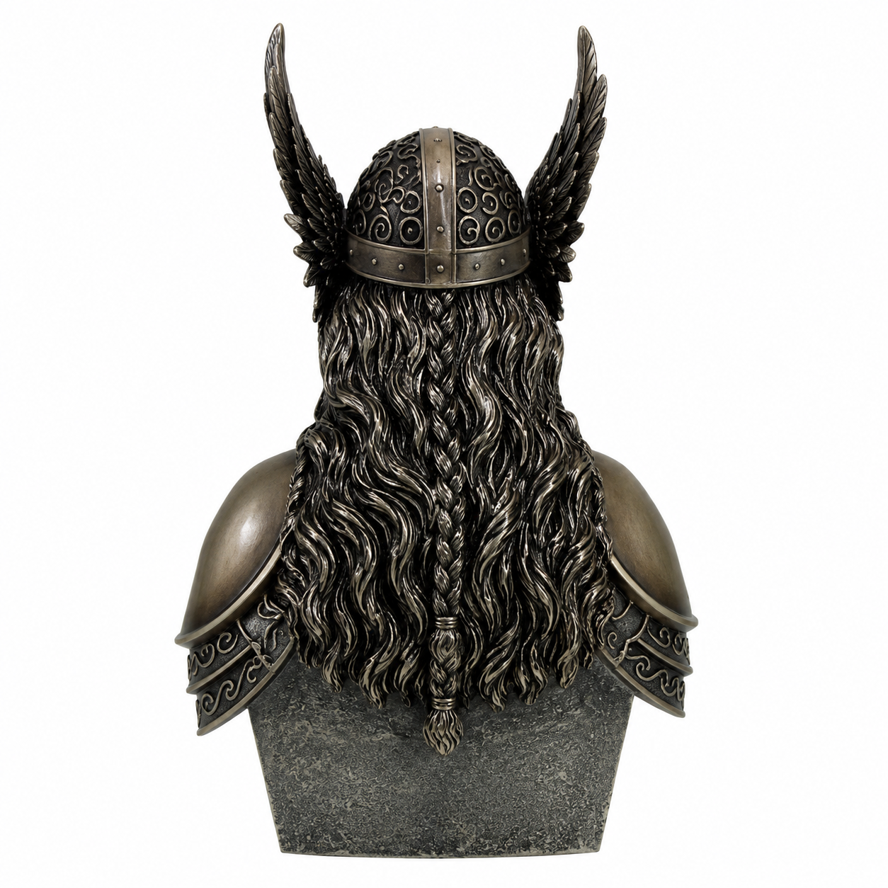 Valkyrie Viking helmet on a white background