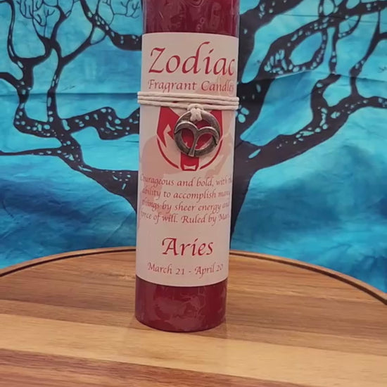 Zodiac Candle Aries Reel