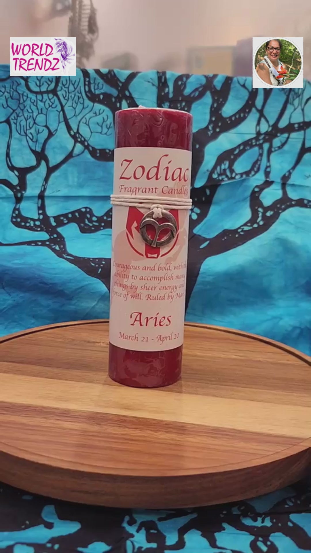 Zodiac Candle Aries Reel