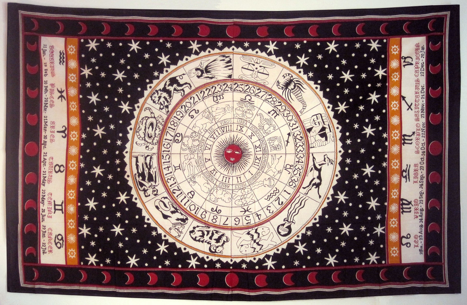 ZODIAC TAPESTRY WHITE