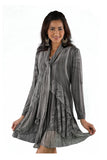 DRESS RAYON GREY 219650