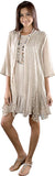 DRESS SET RAYON BEIGE 220292