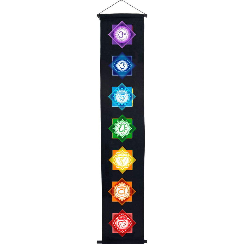 PRINT CHAKRA BLACK BANNER