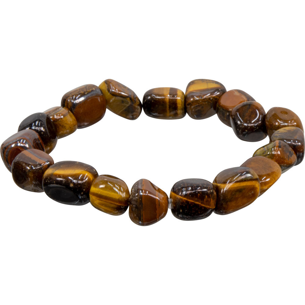TIGER EYE HEALING TUMBLED STONE BRACELET