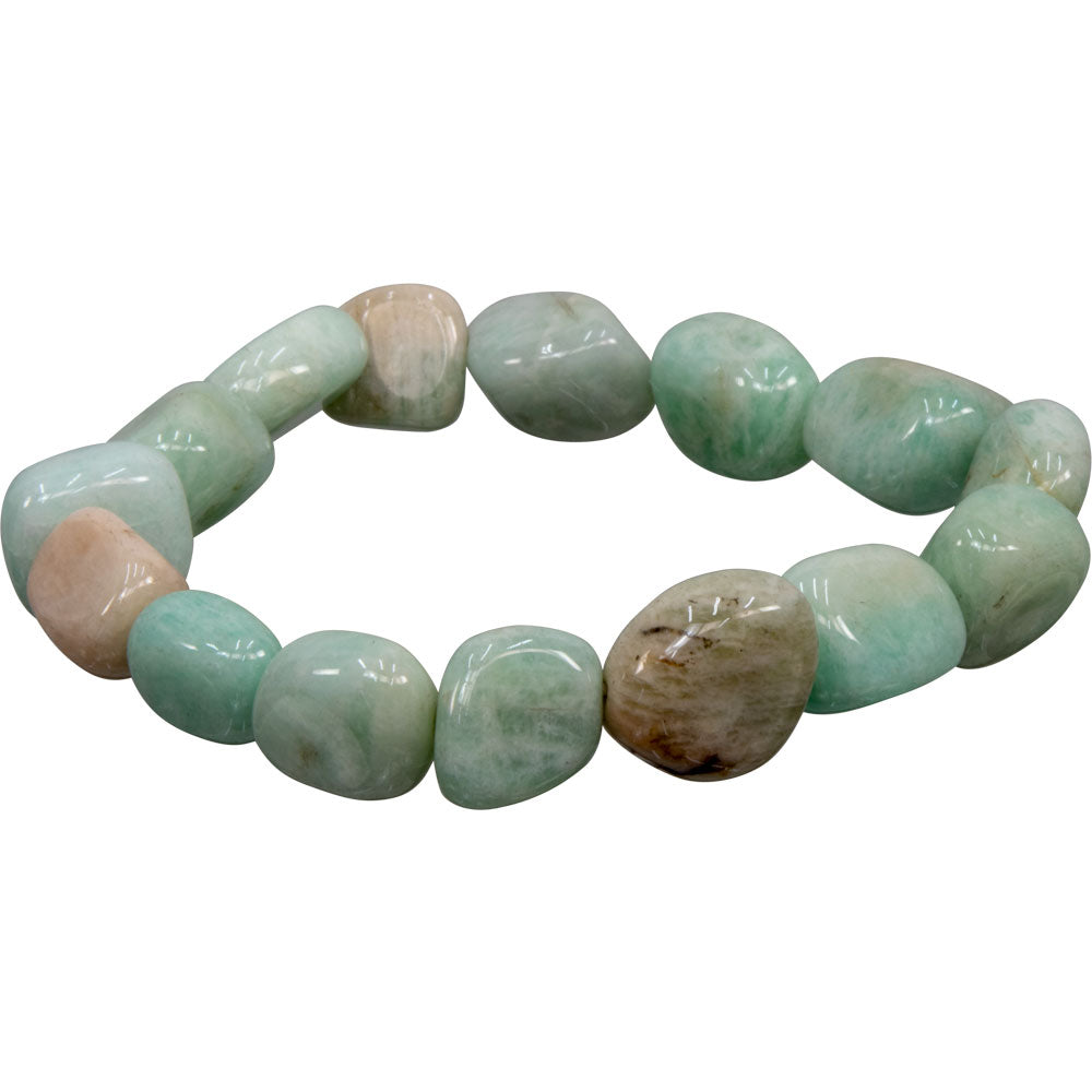 AMAZONITE HEALING TUMBLED STONE BRACELET