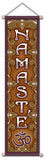 NAMASTE BROWN AFFIRMATION BANNER WALL HANGING