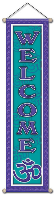 WELCOME AFFIRMATION BANNER WALL HANGING