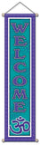 WELCOME AFFIRMATION BANNER WALL HANGING