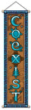 COEXIST AFFIRMATION BANNER WALL HANGING