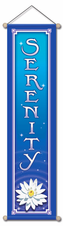 SERENITY AFFIRMATION BANNER WALL HANGING