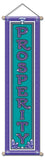 PROSPERITY AFFIRMATION BANNER WALL HANGING