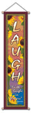 LAUGH AFFIRMATION BANNER WALL HANGING