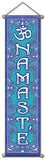 NAMASTE BLUE  AFFIRMATION BANNER WALL HANGING