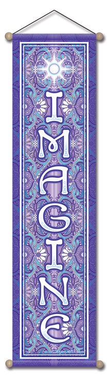 IMAGINE AFFIRMATION BANNER WALL HANGING
