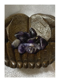 AMETHYST HEALING TUMBLED STONE