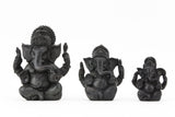 GANESHA AURA STATUE DARK SIZE COMPARISION FRONT VIEW