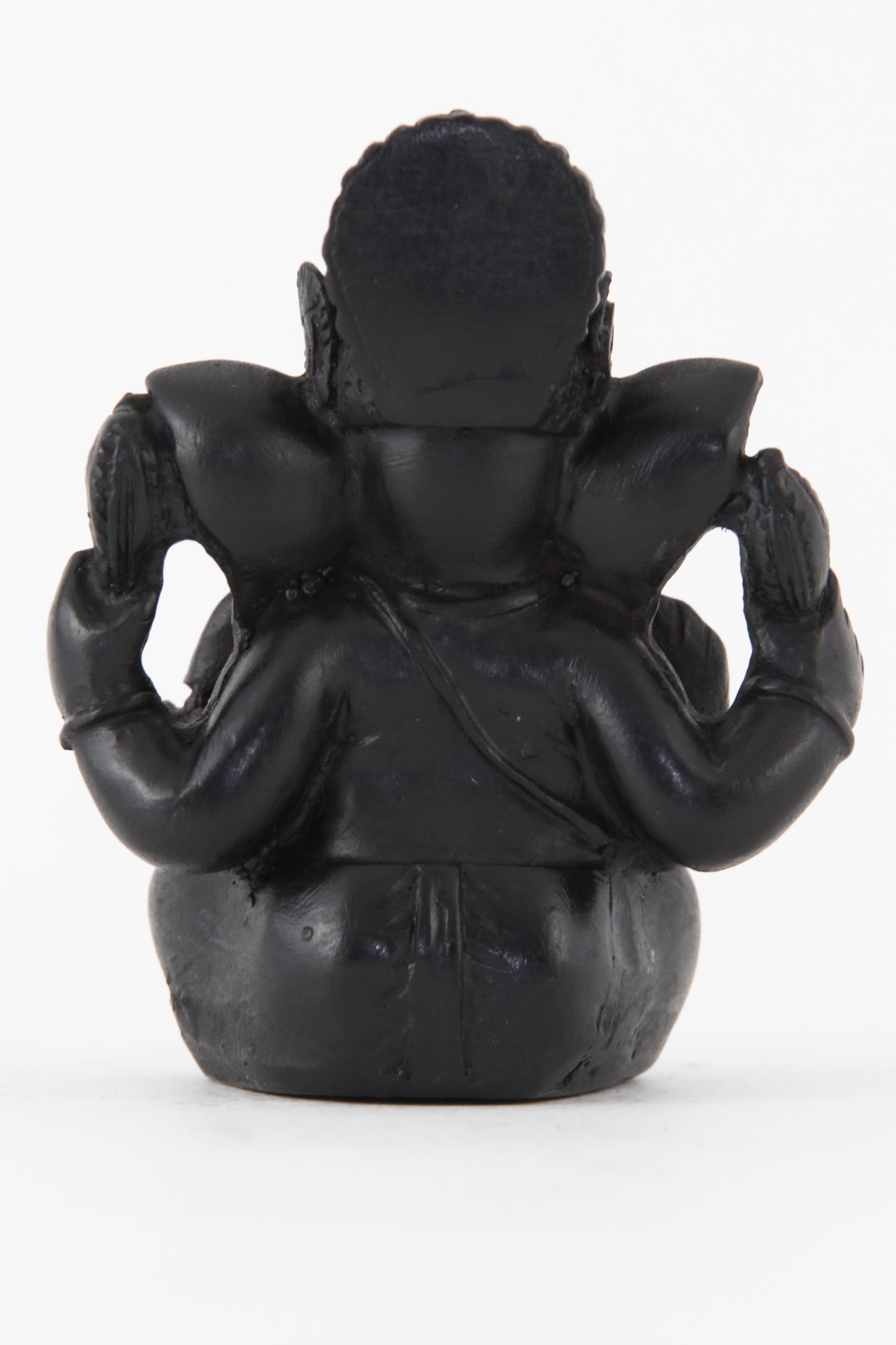 GANESHA AURA STATUE DARK LARGE SIZE BACK VIEW