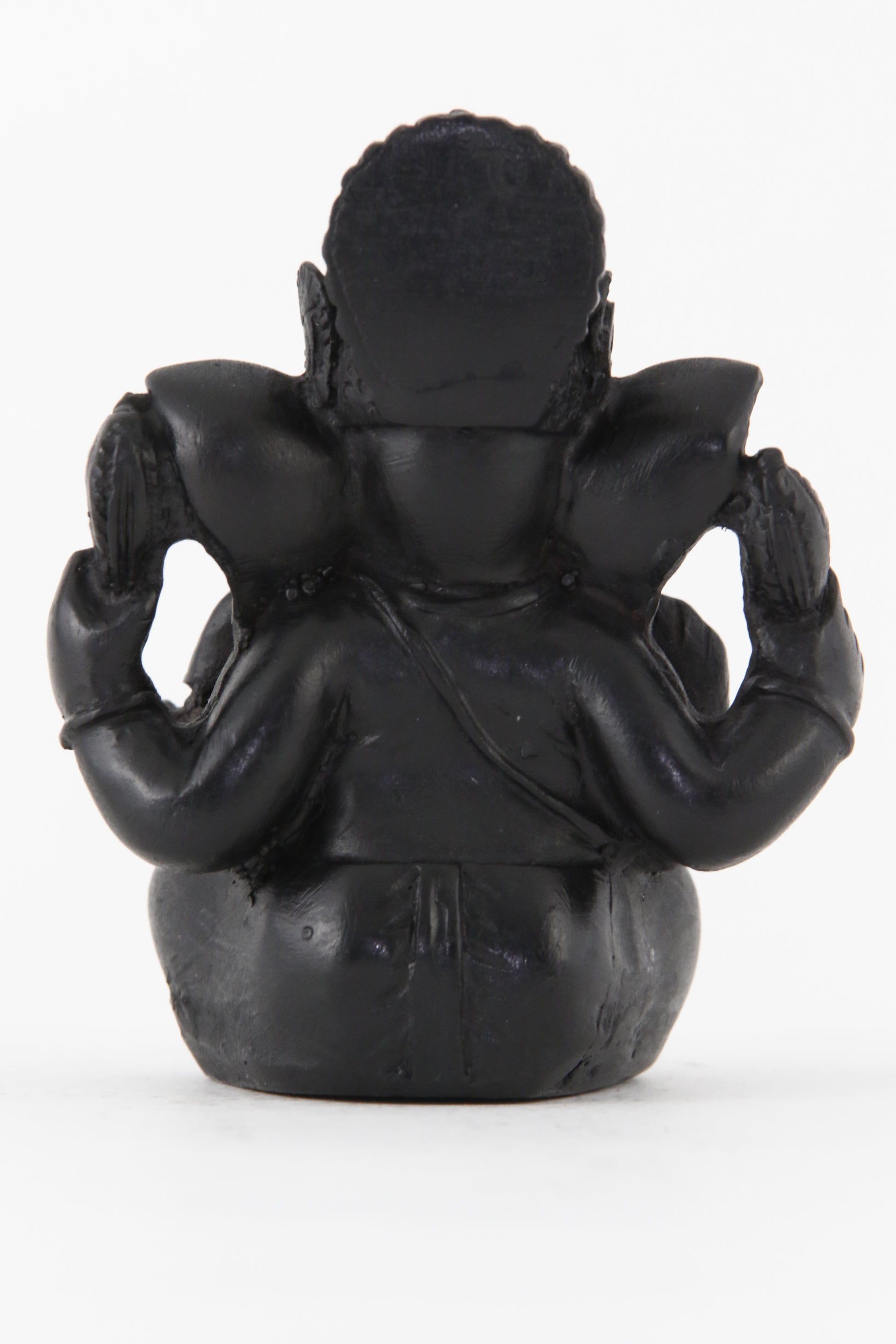 GANESHA AURA STATUE DARK LARGE SIZE BACK VIEW