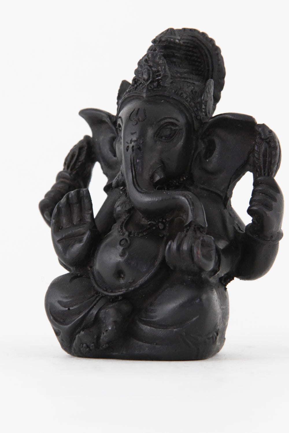 GANESHA AURA STATUE DARK LARGE SIZE SIDE  VIEW