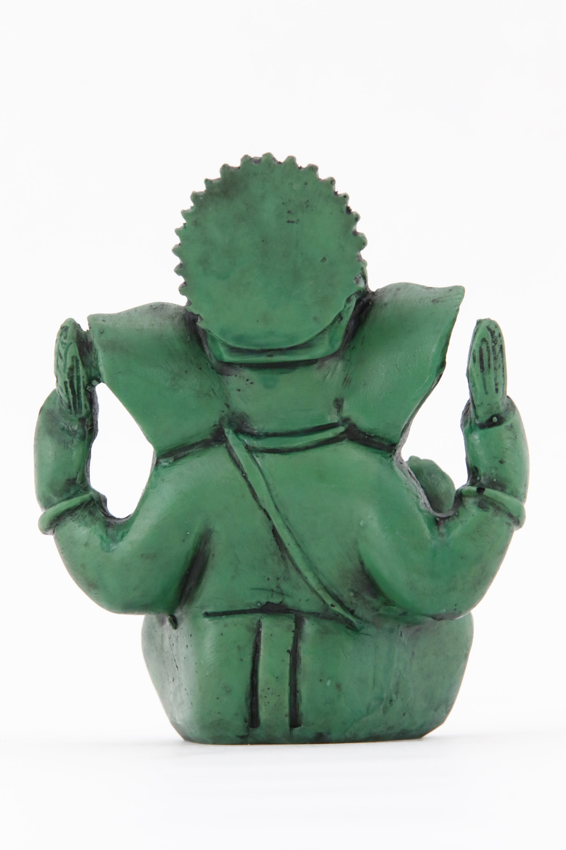 GANESHA AURA COLORED STATUE LARGE SIZE BACK VIEW