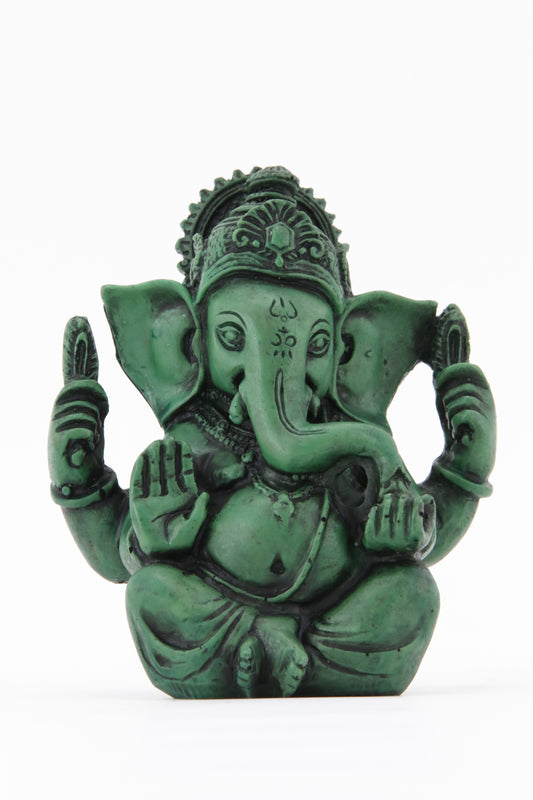 GANESHA AURA COLORED STATUE LARGE SIZE FRONT VIEW