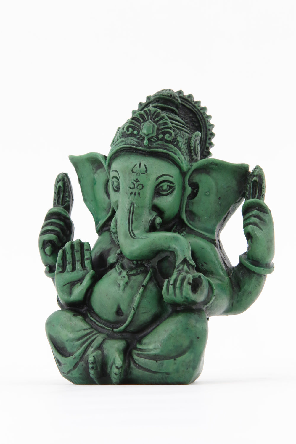 GANESHA AURA COLORED STATUE LARGE SIZE SIDE VIEW