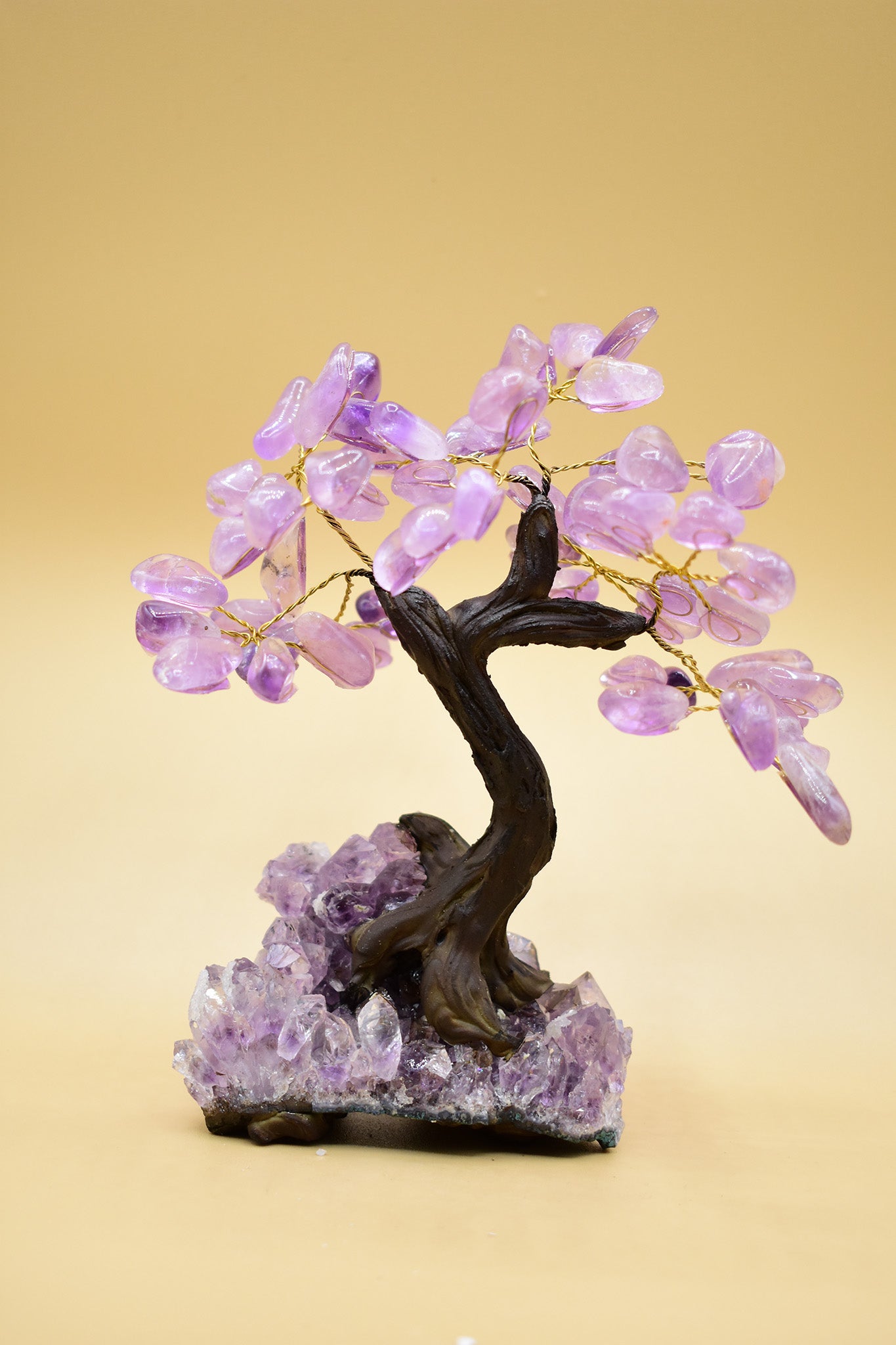 Amethyst Gemstone Tree Stone Base