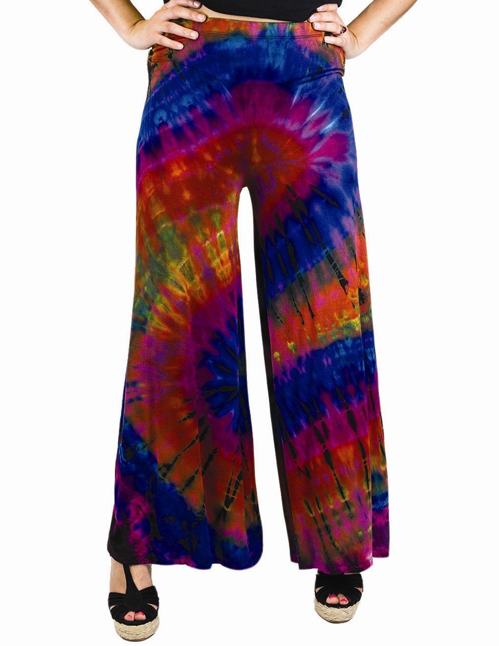 PANTS PALAZZO FULL TIE DYE PINK