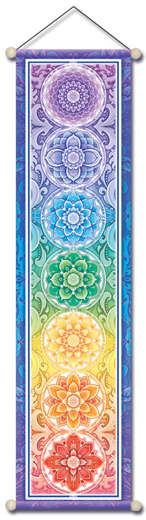 CHAKRA PRANA CB02 AFFIRMATION BANNER WALL HANGING