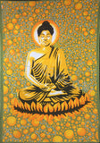 BUDDHA BUBBLES LOTUS TAPESTRY GREEN-YELLOW