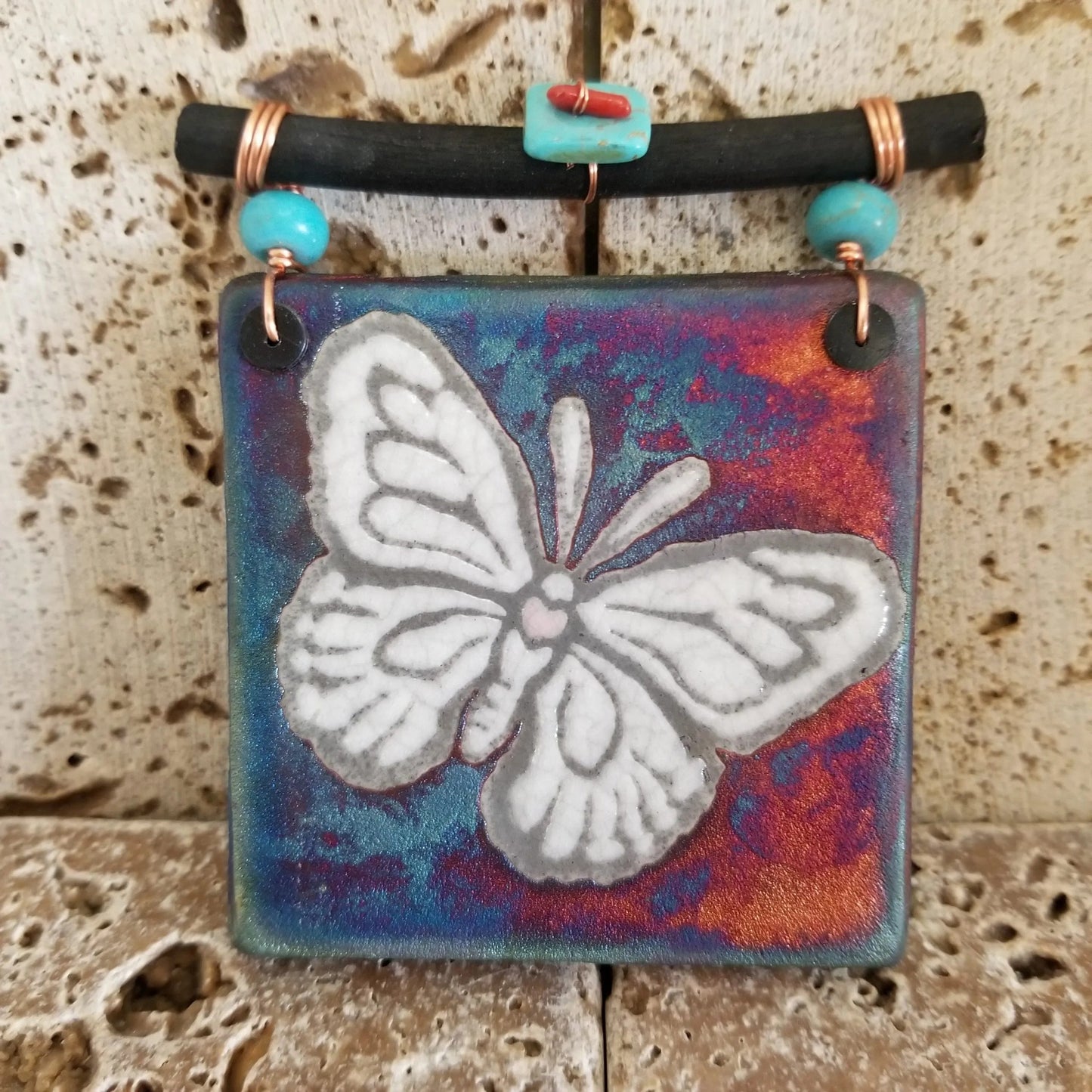 RAKU DREAMCATCHER TILE