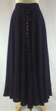 Button-up SKIRT PURPLE Front View Detail