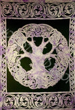 CELTIC KNOT TREE OF LIFE  TAPESTRY PURPLE