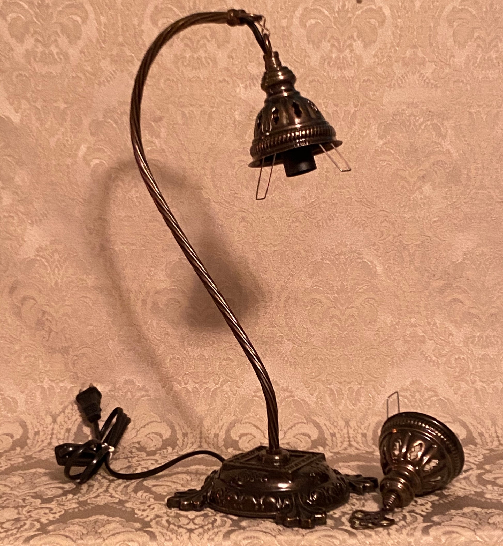 TURKISH MOSAIC TABLE LAMP CAMEL NECK DB2