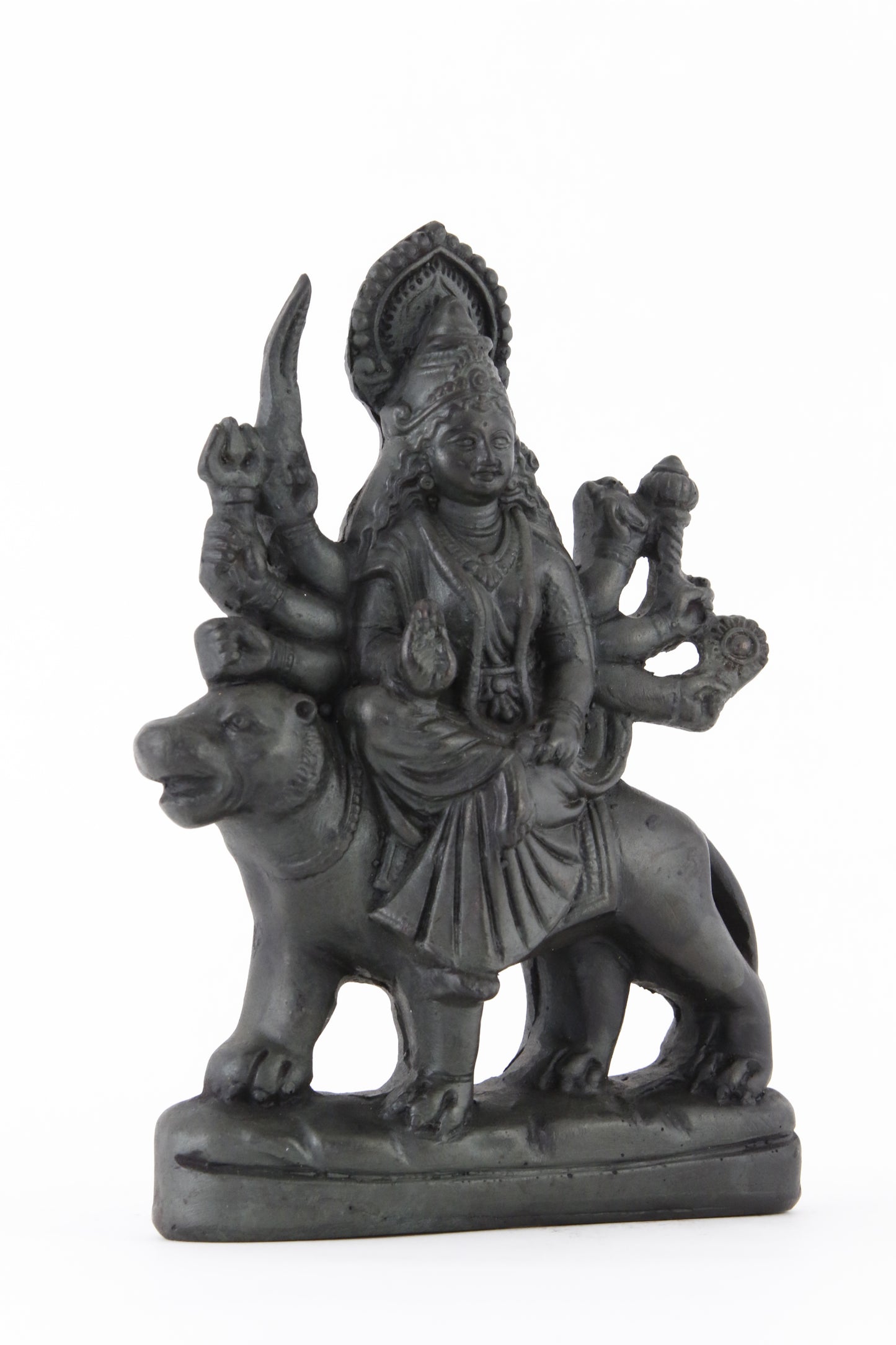 GODDESS DURGA STATUE DARK SIDE VIEW