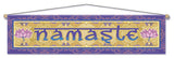 NAMASTE LOTUS ENTRY WAY AFFIRMATION BANNER