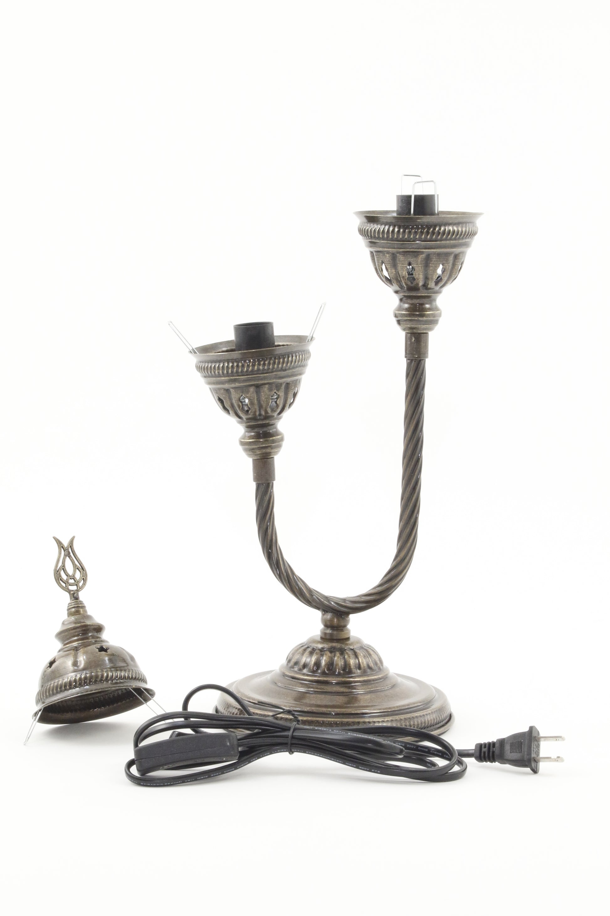 DOUBLE HORSESHOE EGG SHAPED TURKISH MOSAIC TABLE LAMP BODY