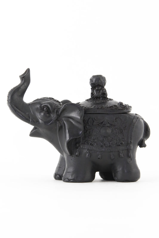 ELEPHANT BOX STATUE RECTANGLE DARK SIDE 1 VIEW