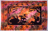 FAIRY ALICE IN WONDERLAND TAPESTRY ORANGE